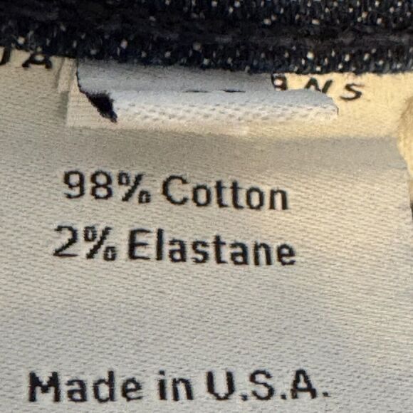 James Jeans Jeans Womens 29 Blue Hi-Lo Straight High Rise Stepped Hem Made USA - Picture 10 of 11